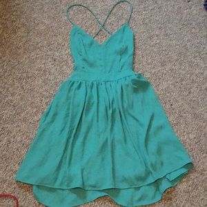 Teal mystic dress, size 2